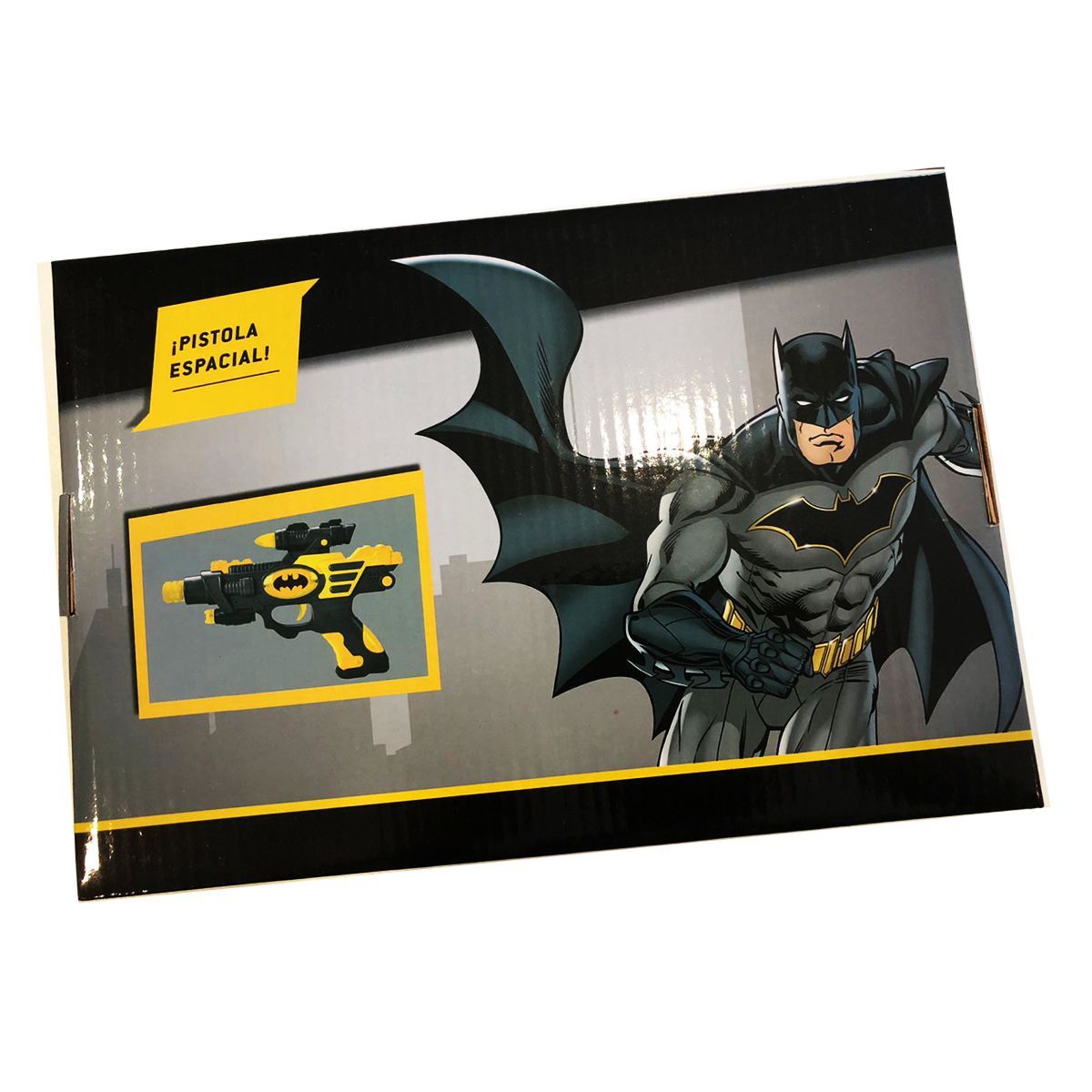 Pistola Batman Con Luz 3d Y Sonido 25x17x7cm Dc - Imagen 5