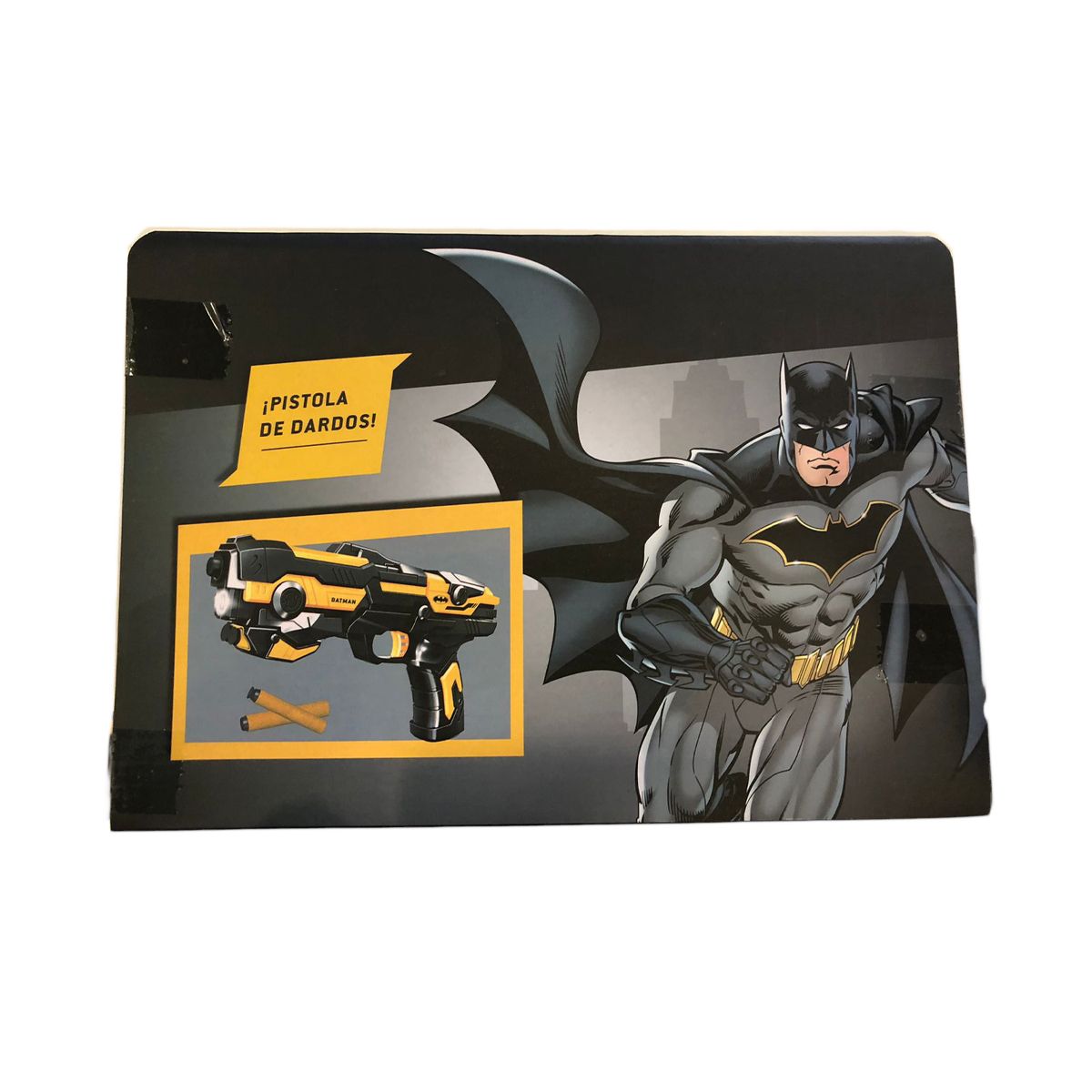 Pistola Lanza Dardos Con Luz Batman Original 25x17x6cm DC - Imagen 2