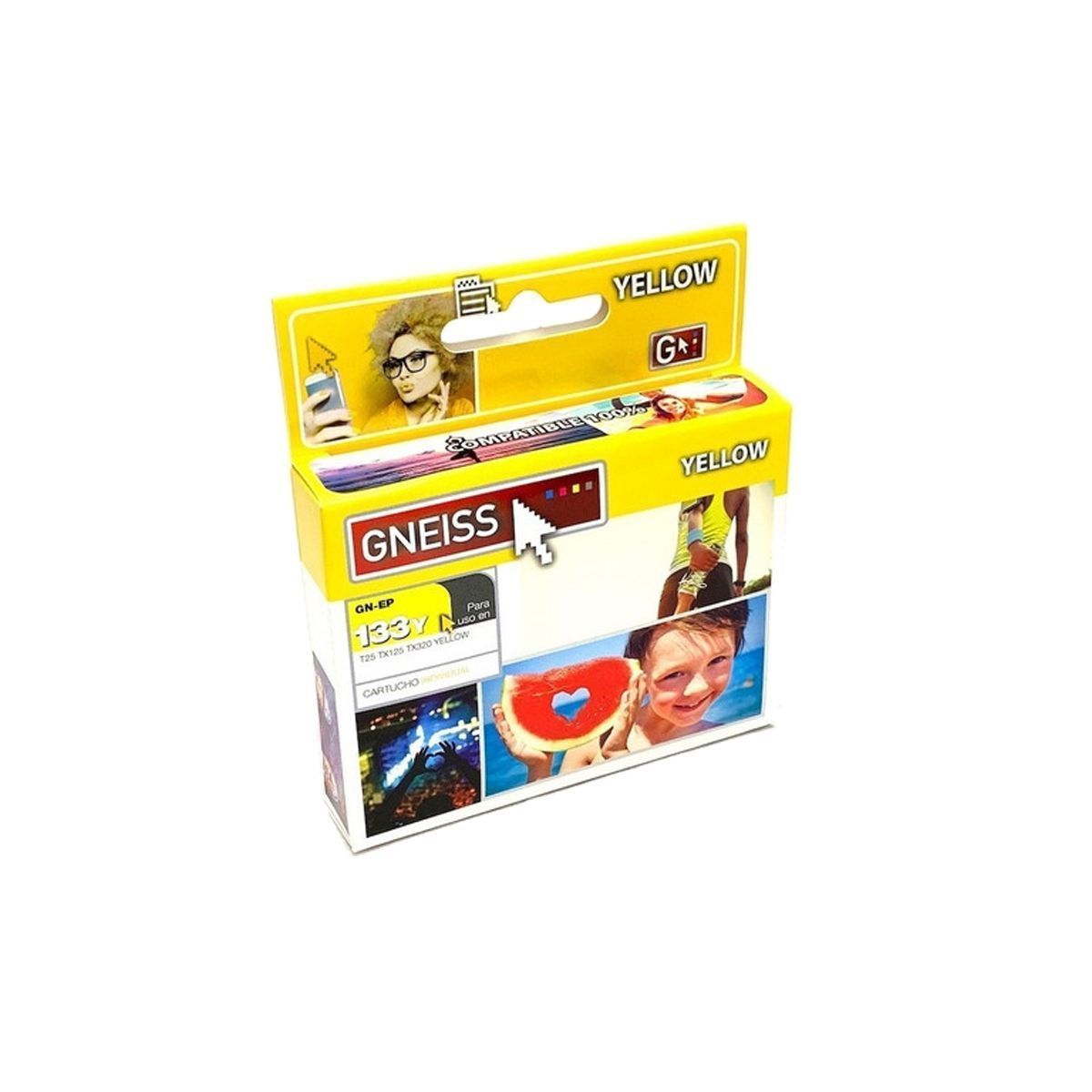 Combo Pack Cartuchos para Epson T135 T133 4 Unidades Gneiss - Imagen 5