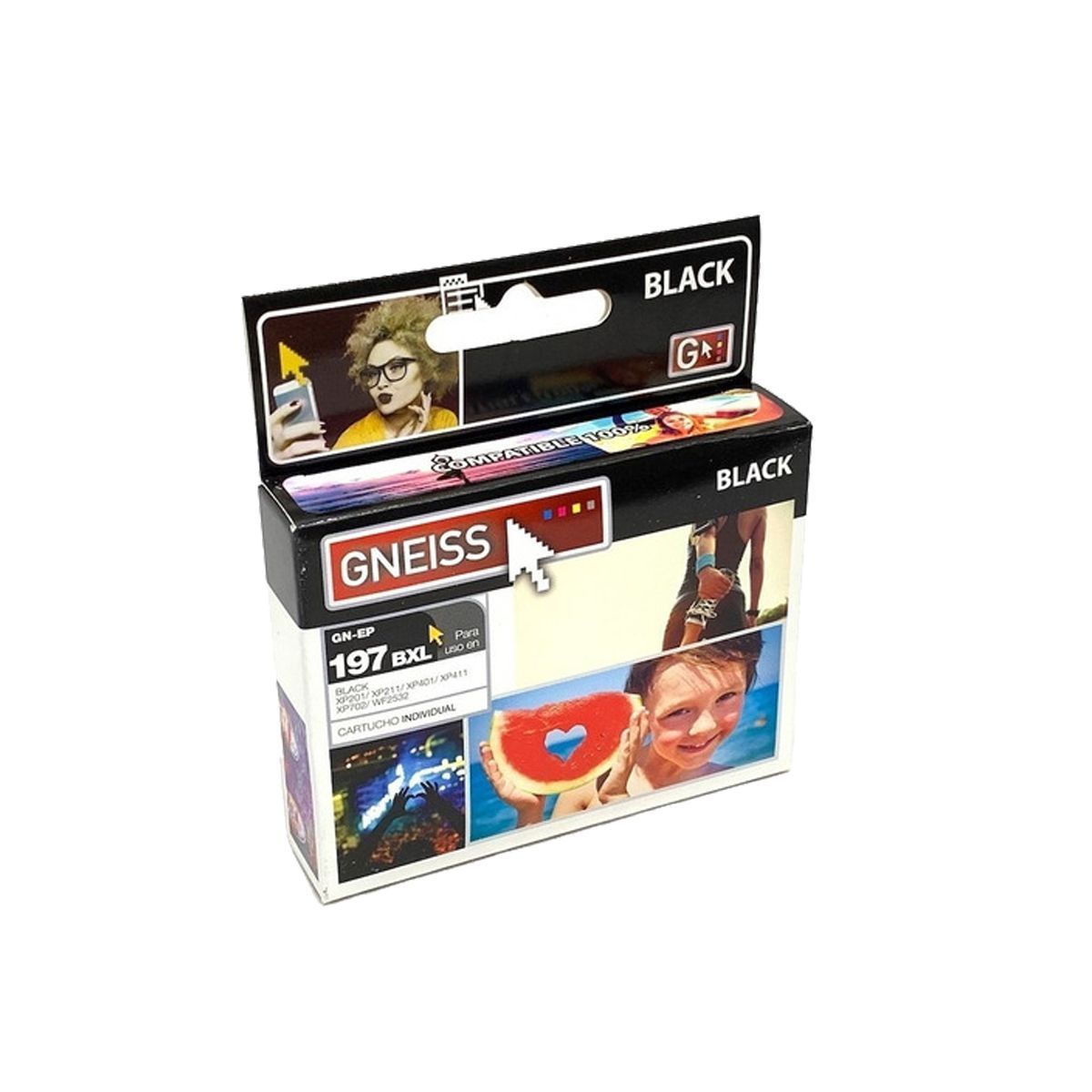 Cartucho para Epson T197 Negro Gneiss