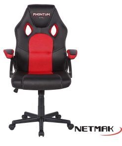 Silla Gamer Phontum Roja / Negro Netmak - Imagen 2