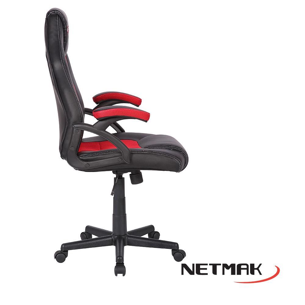 Silla Gamer Phontum Roja / Negro Netmak - Imagen 3