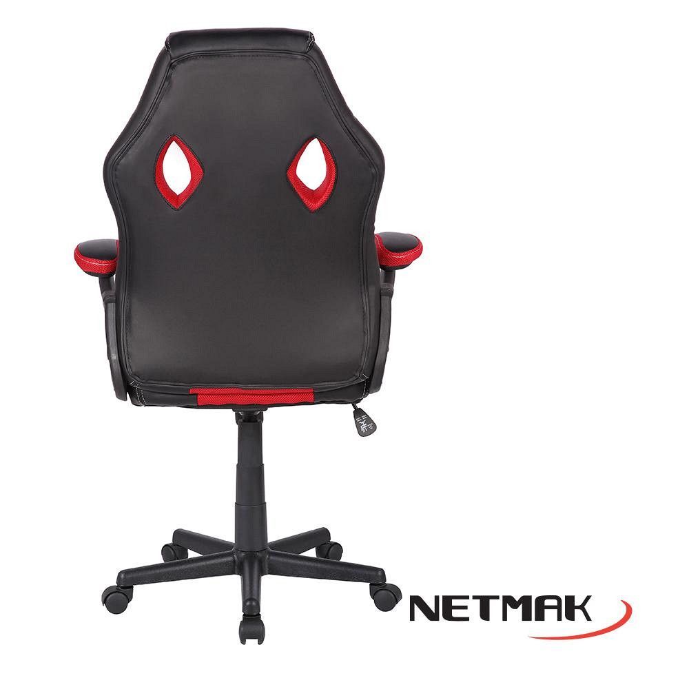 Silla Gamer Phontum Roja / Negro Netmak - Imagen 4