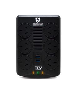Estabilizador Powersafe 6 Tomas 2000va 2usb Trv