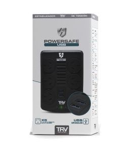 Estabilizador Powersafe 6 Tomas 2000va 2usb Trv - Imagen 3