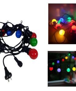 Guirnalda Luz Multicolor LED X 10 Focos 220v - Imagen 2