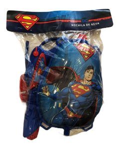 Mochila De Agua Con Pistola Superman 26x18x5.5 Dc 60913 - Imagen 5