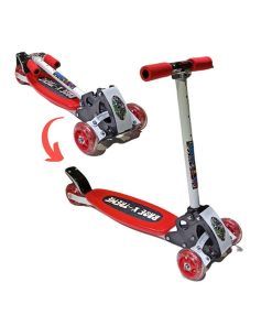 Monopatin 4 Ruedas Cuerpo Plastico Y Metalico Rojo Base Extreme 77 X 66 X 13 Funtoys (copia)