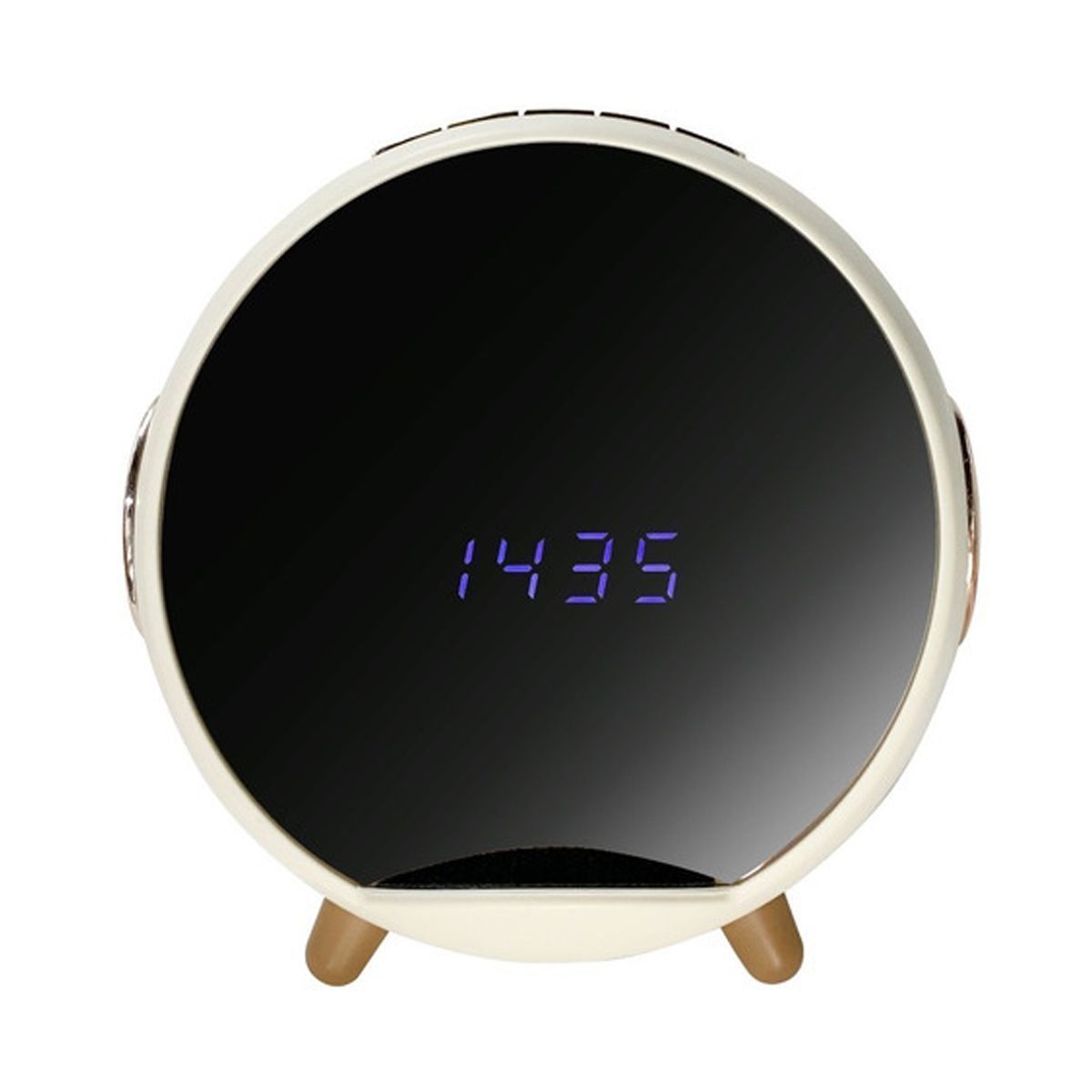 Parlante Bluetooth Spg 149 Vintage Con Carga Celular Inalambrica Blanco