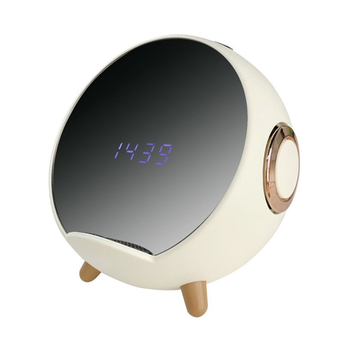 Parlante Bluetooth Spg 149 Vintage Con Carga Celular Inalambrica Blanco - Imagen 2
