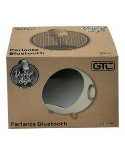 Parlante Bluetooth Spg 149 Vintage Con Carga Celular Inalambrica Blanco - Imagen 4