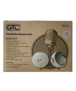 Parlante Bluetooth Spg 149 Vintage Con Carga Celular Inalambrica Blanco - Imagen 5