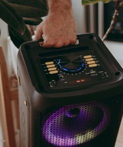 Parlante Karaoke Led Dinamita Doble 8" Netmak - Imagen 3
