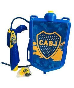 Mochila De Agua Con Pistola Boca Juniors 47x36x6cm