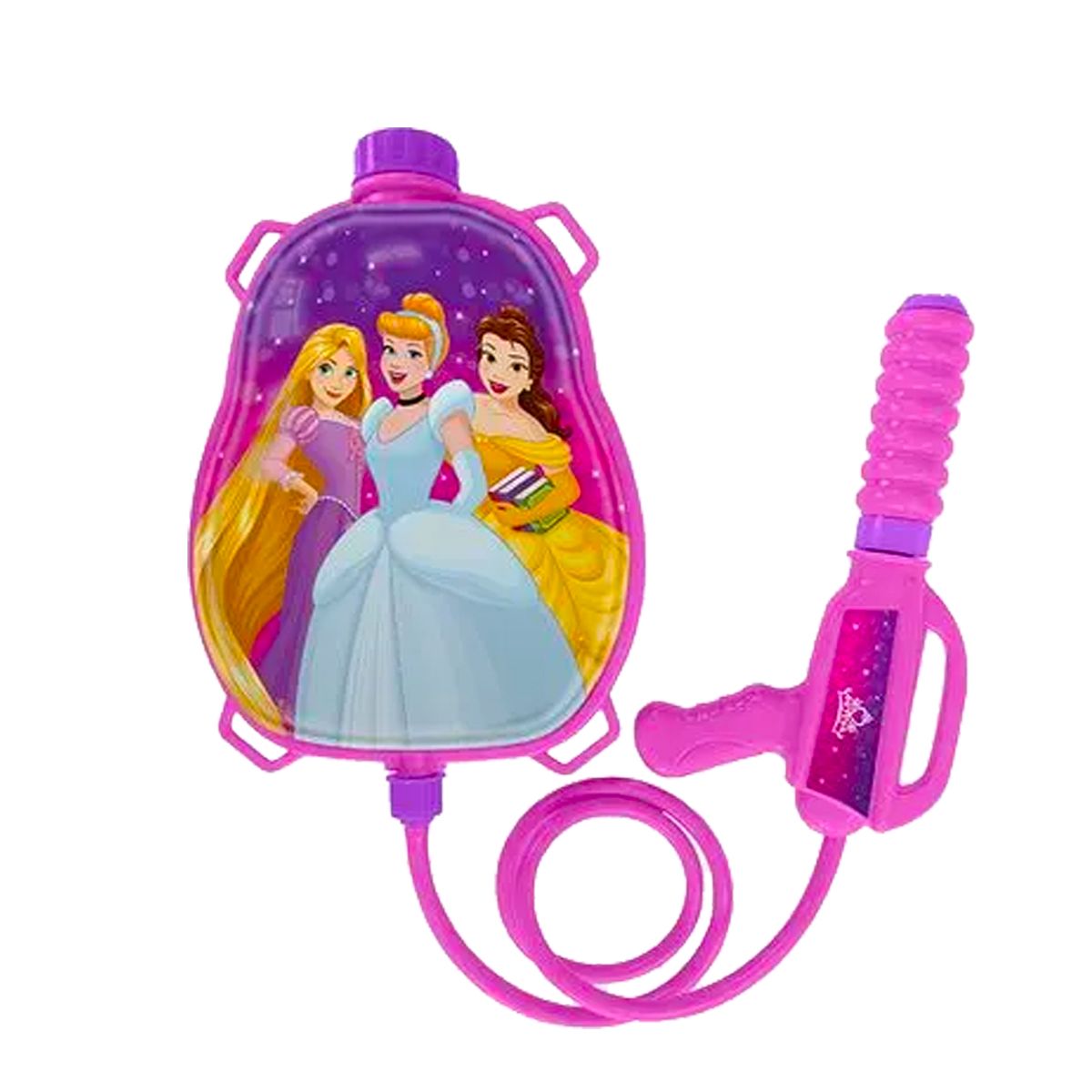 Mochila De Agua Con Pistola Princesas Disney 42x33x6cm