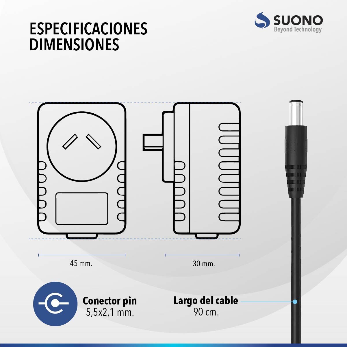 Fuente Alimentacion 12v 2a Suono - Imagen 5