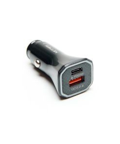 Cargador Rapido Para Auto Usb 3.0 18w + Tipo C 20w UCCC7 Netmak