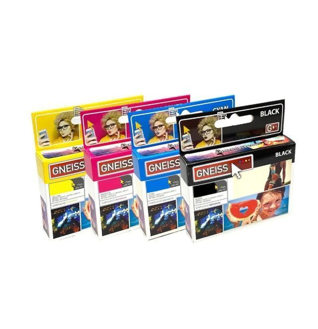 Combo x 4 Cartuchos alternativo para Hp 670 Xl Gneiss