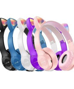 Alternative view of Auricular Vincha Bluetooth Led Gatito 473 Azul/Celeste Noga