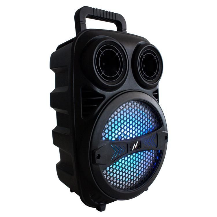 Parlante Bt 420 8" Multimedia Led Noga Karaoke