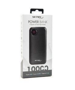 Cargador Power Bank 10000 Pb2 Micro Tipo C Con Display Netmak - Imagen 4