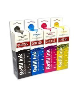 Pack X 4 Tintas Botella Dosif Dye 664 70cm3 L200 L210 L365 Gneiss