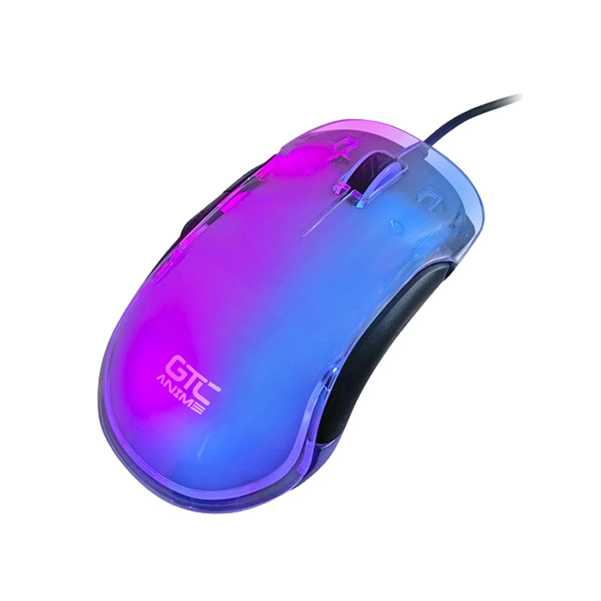 Mouse Gamer Led Multicolor Anime M01 8 Bot 12800dpi Gtc - Imagen 5