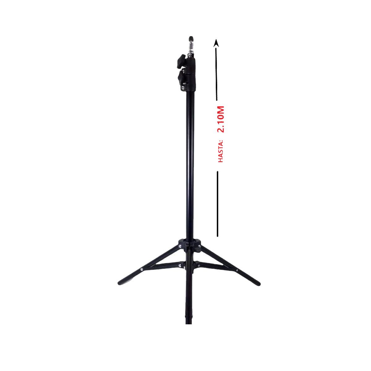 Aro Selfie 26cm Luz Calida/Fria + Tripode 2.1m Metal - Imagen 4