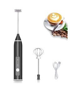 Mini Batidora Electrica De Mano Recargable Con Doble Accesorio