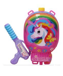 Mochila De Agua Con Pistola Unicornio Globo Base-X Splash 8156