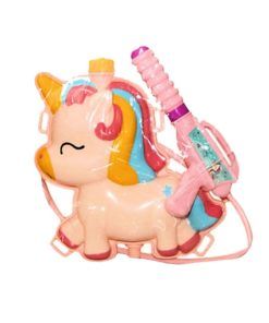Mochila De Agua Muñeco Unicornio Con Pistola 8643 Base-X Splash - Imagen 4