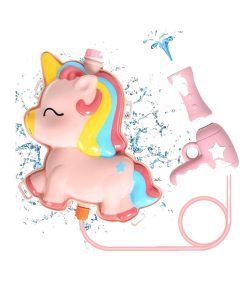 Mochila De Agua Muñeco Unicornio Con Pistola 8643 Base-X Splash