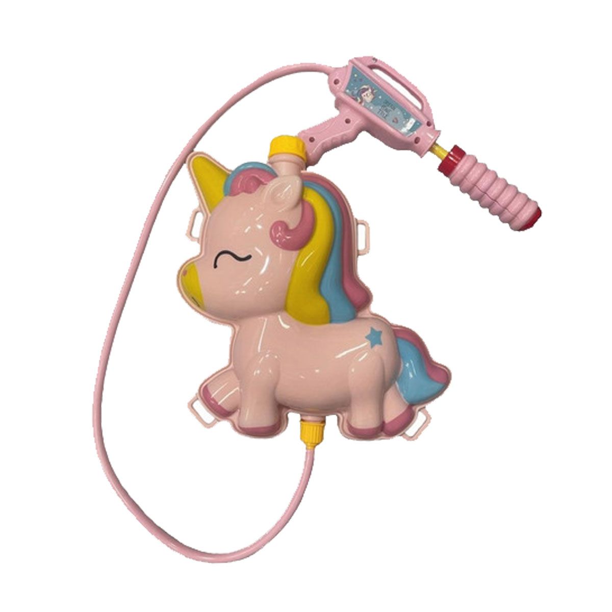 Mochila De Agua Muñeco Unicornio Con Pistola 8643 Base-X Splash - Imagen 2