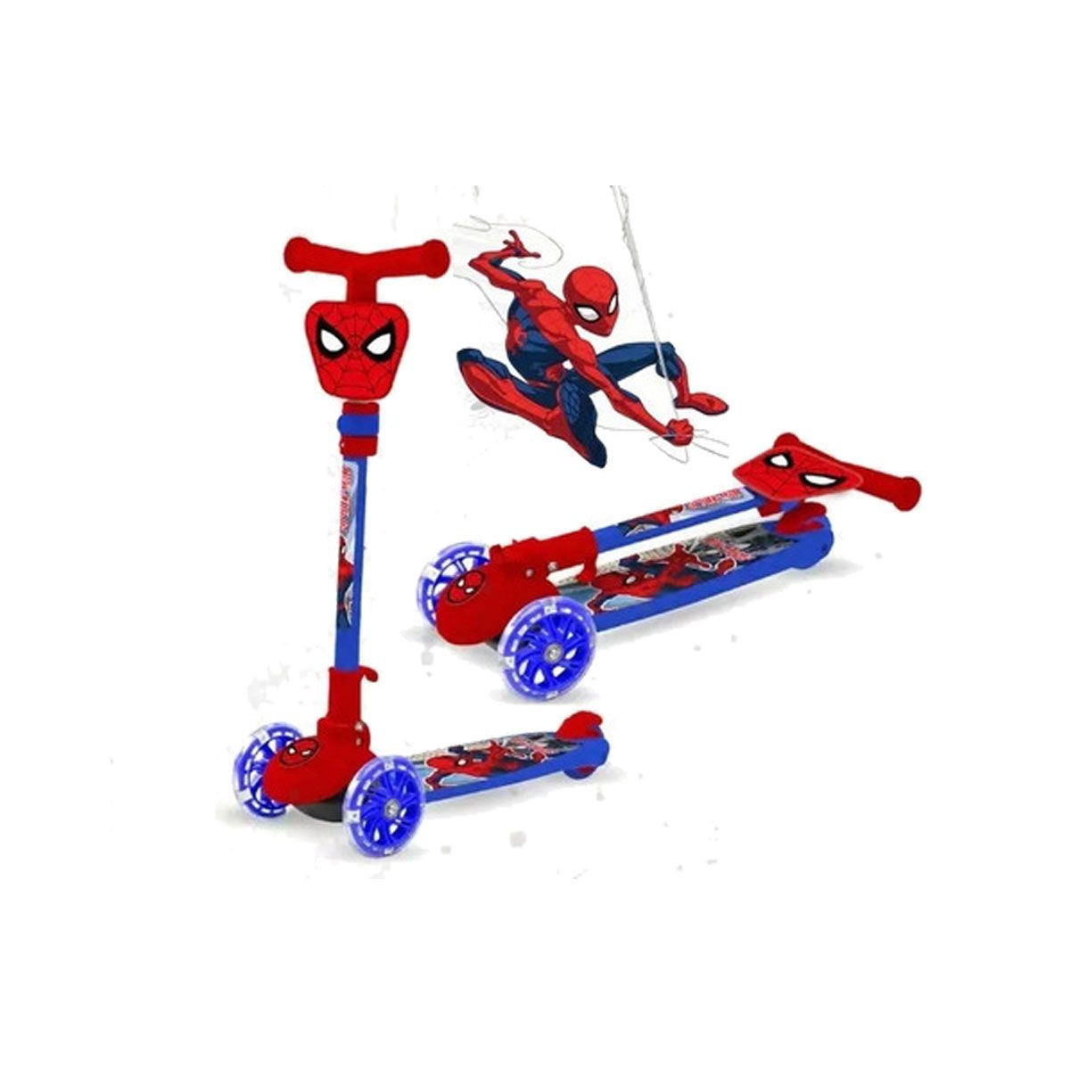 Monopatin Spiderman 3 Ruedas Led 74 X 51 X 13,5 Cm 12016 - Imagen 2