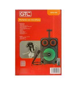 Parlante Karaoke Bluetooth Gtc Con Microfono Y Luces Rgb Spg 145 - Imagen 6