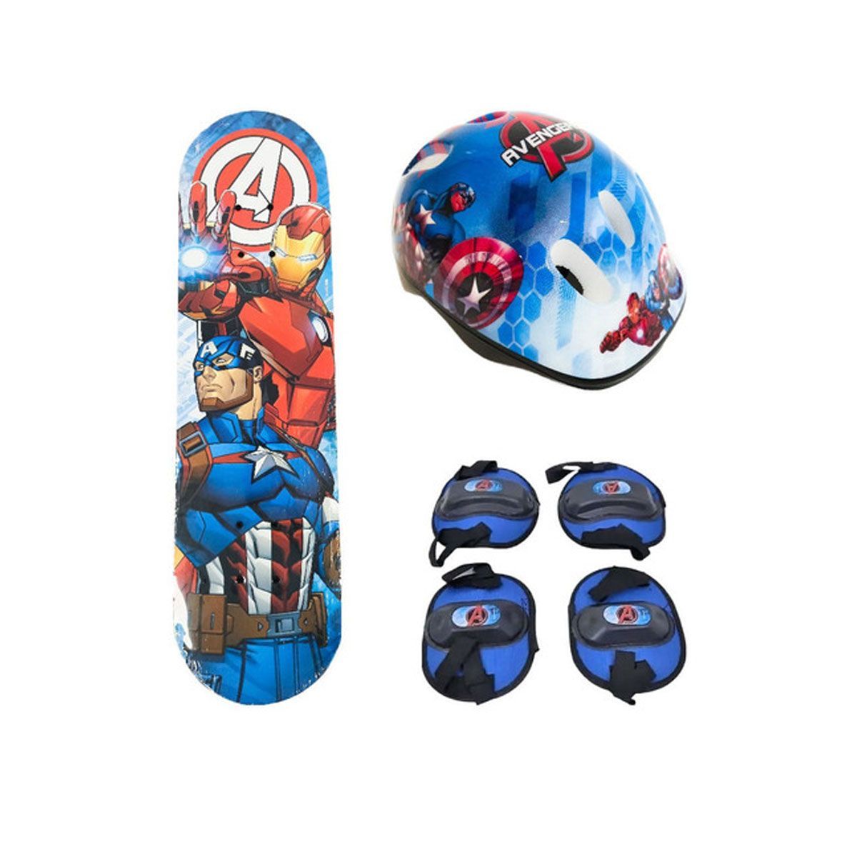 Set Skate Avengers 70 X 20 Cm Marvel Kit Seguridad 12006 - Imagen 3
