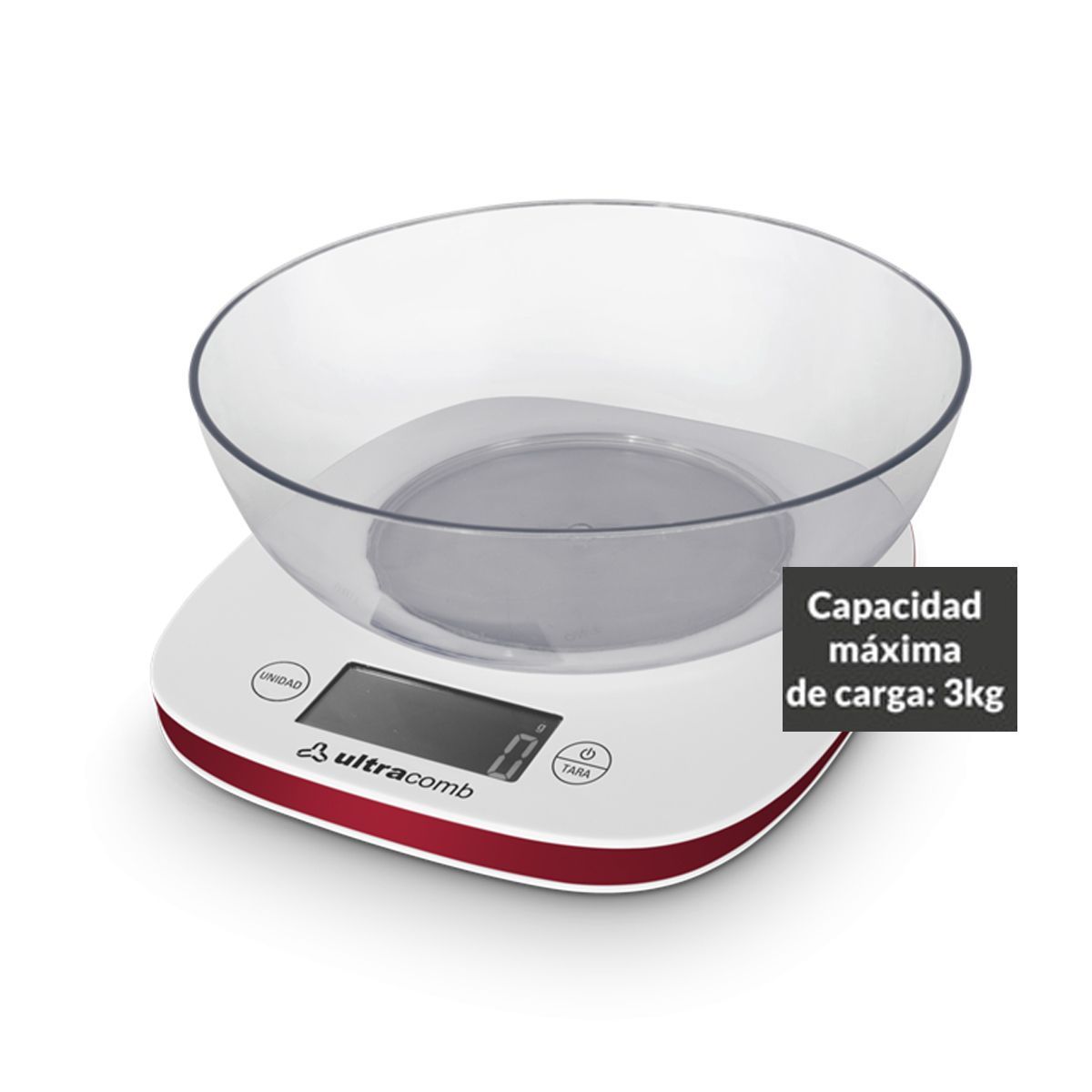 Balanza De Cocina Con Bowl Bl 6002 Ultracomb - Imagen 2