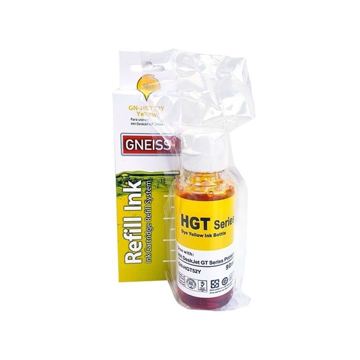Pack X 4 Botellas Tinta Dosif Hp Gt 51 52 90ml Gneiss - Imagen 5