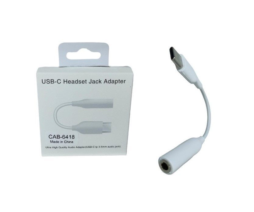 Adaptador Tipo C (M) A Audio Miniplug 3.5Mm Generico