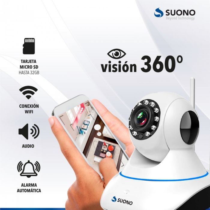 Camara Robótica Ip 2 Antenas Suono - Imagen 2