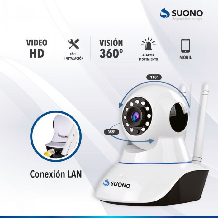 Camara Robótica Ip 2 Antenas Suono - Imagen 4