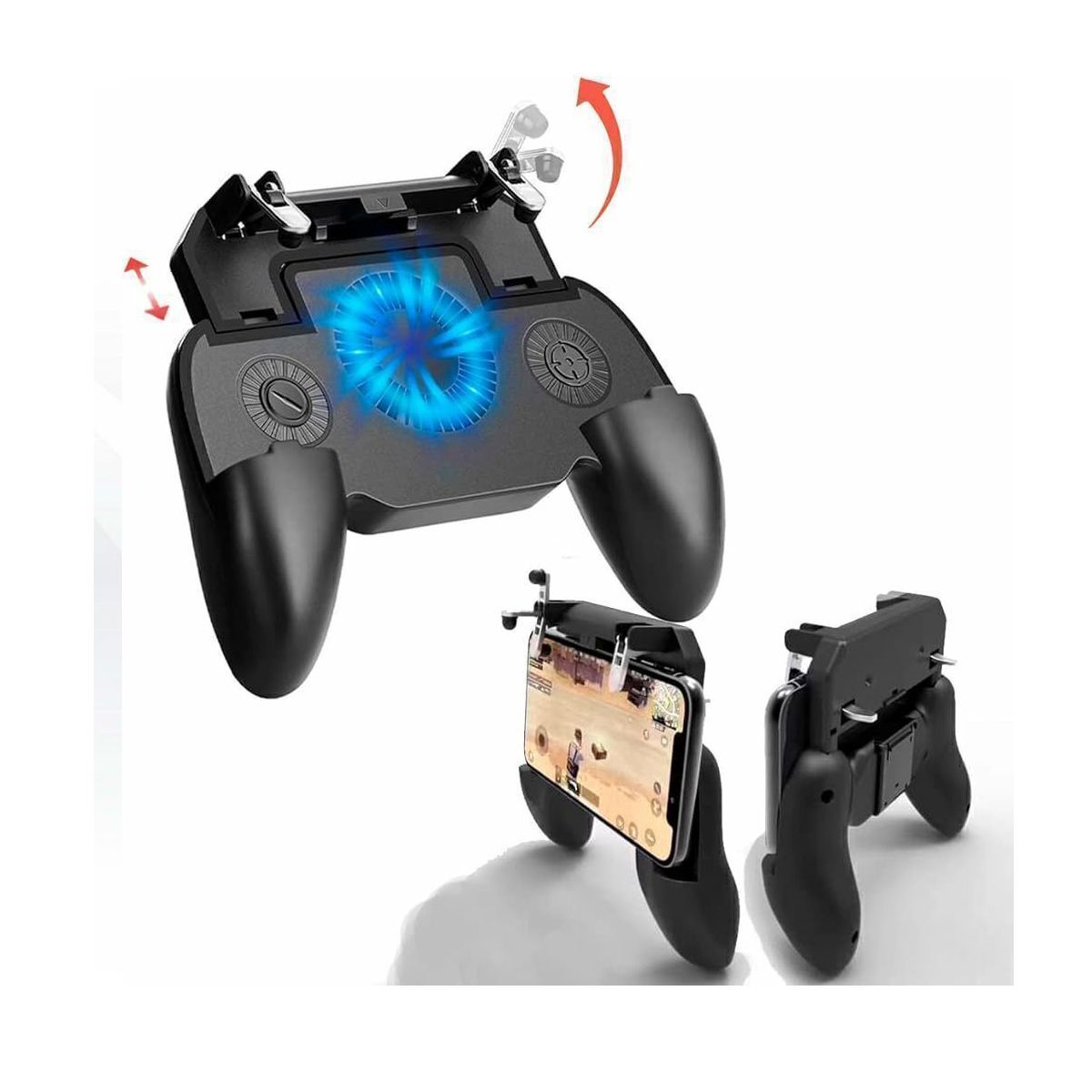 Holder Joystick Para Celular Con Gatillo Y Cooler - Imagen 2