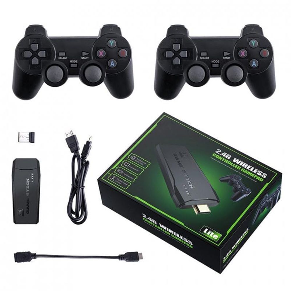 Consola Game Stick 4k con 2 Joysticks Inalámbricos - Imagen 2
