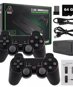 Consola Game Stick 4k con 2 Joysticks Inalámbricos