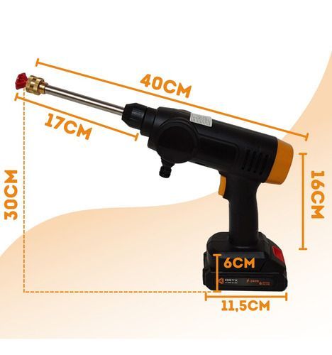 Hidrolavadora Portatil A Bateria 240w - Imagen 4