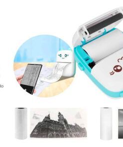 Mini Impresora Termica Bluetooth Recargable Rosa - Imagen 8