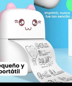 Alternative view of Mini Impresora Termica Bluetooth Recargable Rosa