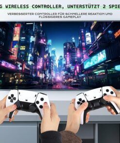 Consola Video Juegos Hdmi 2 joystick Inalambricos 2.4g 4k 3d Sticker Pro - Imagen 5