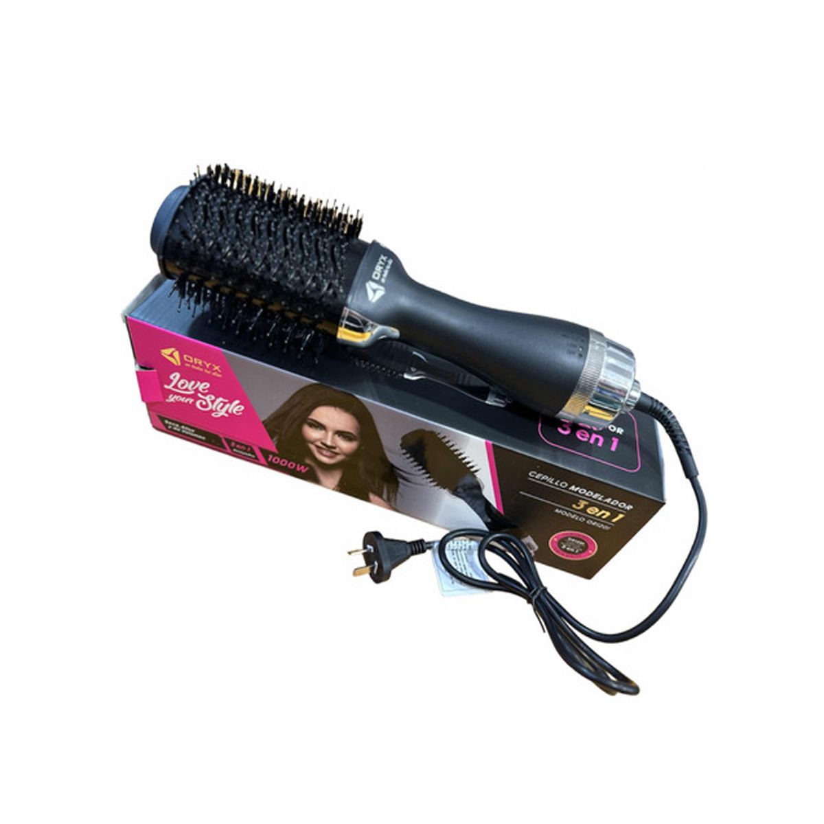 Cepillo Secador Oryx 3 En 1 1000w