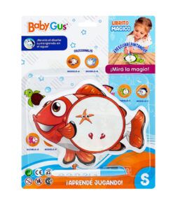 Libro Magico Agua Para Pintar Babygus 24x31x2cm 54776 Pez Rojo